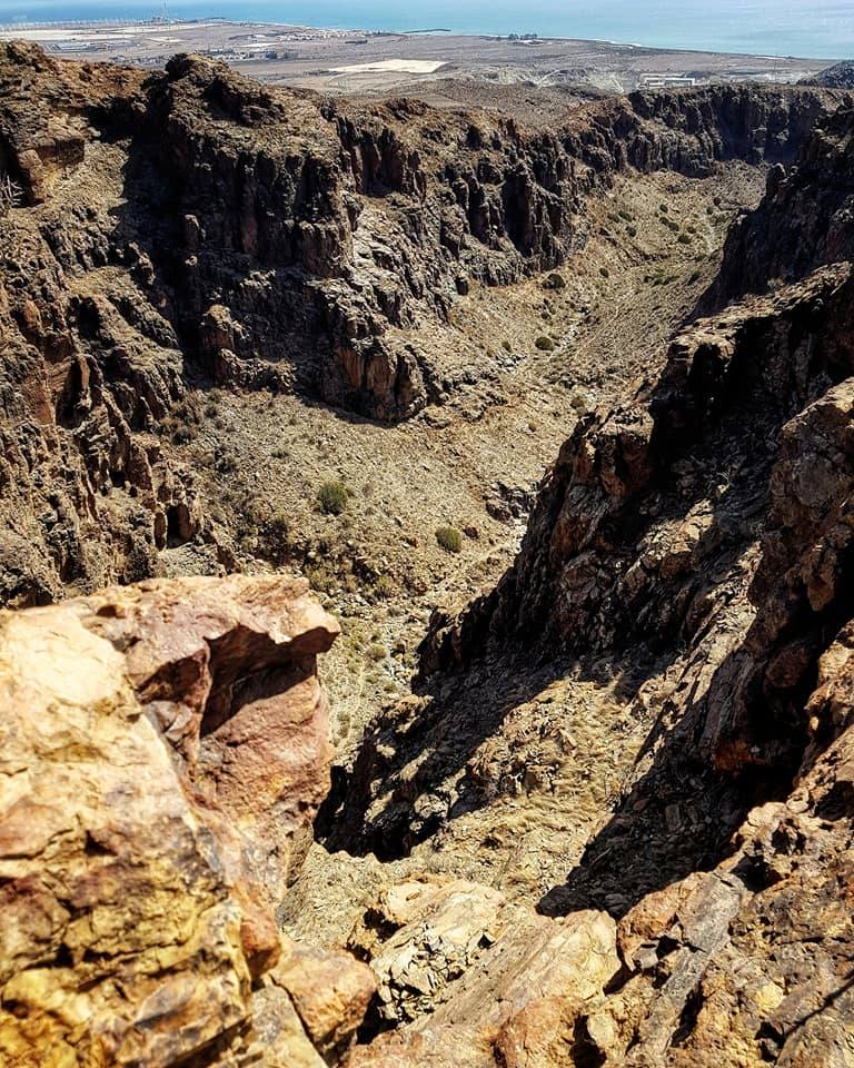 Imágenes del paisaje de la caminata. 