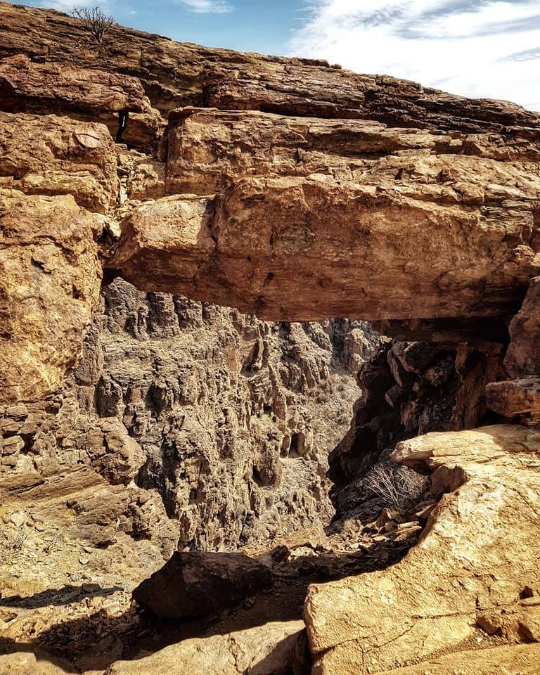 Imágenes del paisaje de la caminata. 