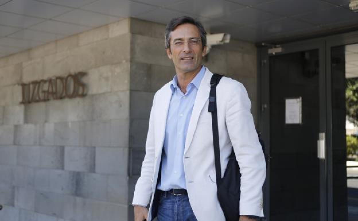 Pedro San Ginés en sede judicial. 