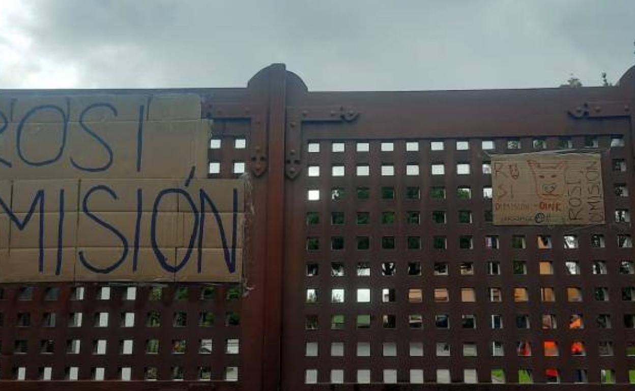 Un cartel de la protesta estudiantil