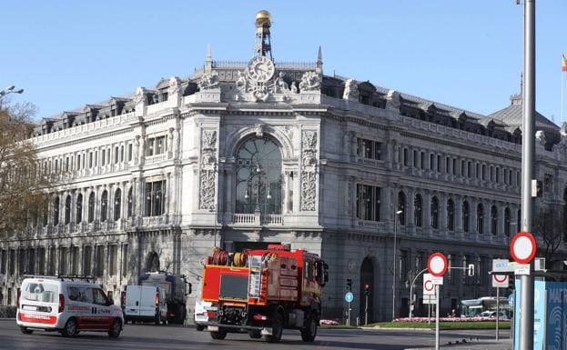 Sede principal del Banco de España, en Madrid 