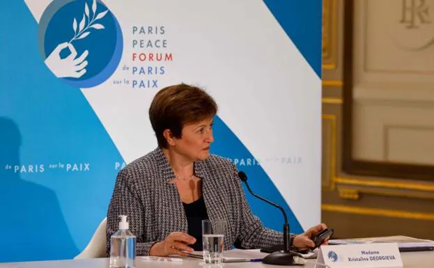 Kristalina Georgieva, directora gerente del FMI, esta semana en París 
