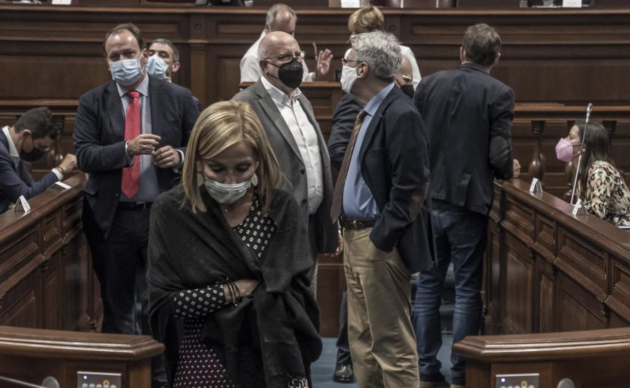 La portavoz del PP defendió la enmienda a la totalidad a los presupuestos. 