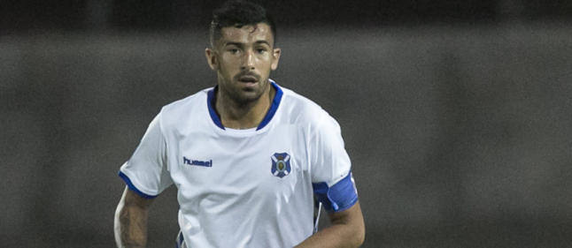 El defensa del tenerife, Alberto Jiménez. 