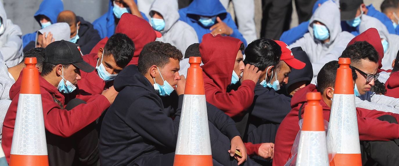 Inmigrantes llegados estos últimos días a Gran Canaria. 