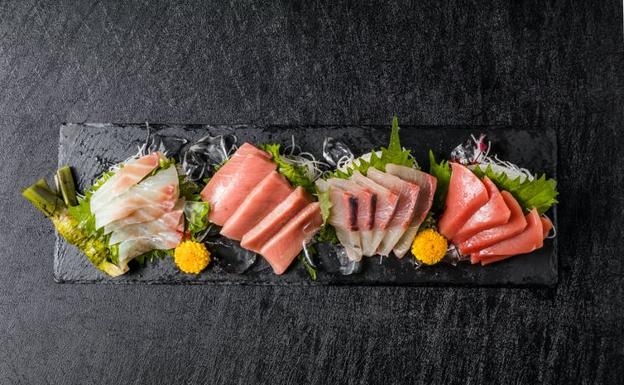 Los bancos de peces utilizados para preparar sushi tienen menos ejemplares. 