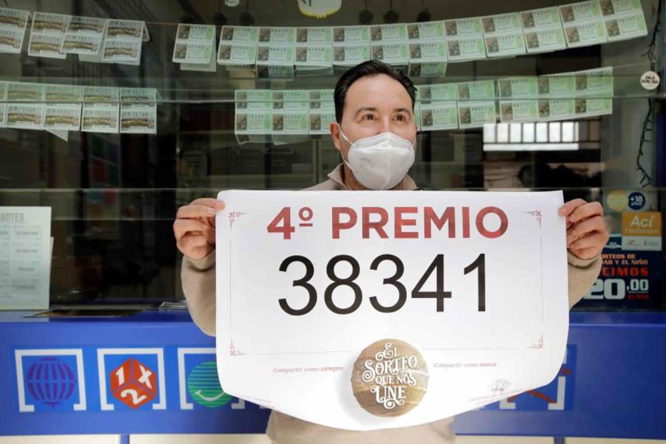 El 38.341, el segundo cuarto premio, ha repartido 14 millones de euros repartidos entre las poblaciones de Faura, Meliana y Almàssera, las tres poblaciones en la provincia de Valencia.