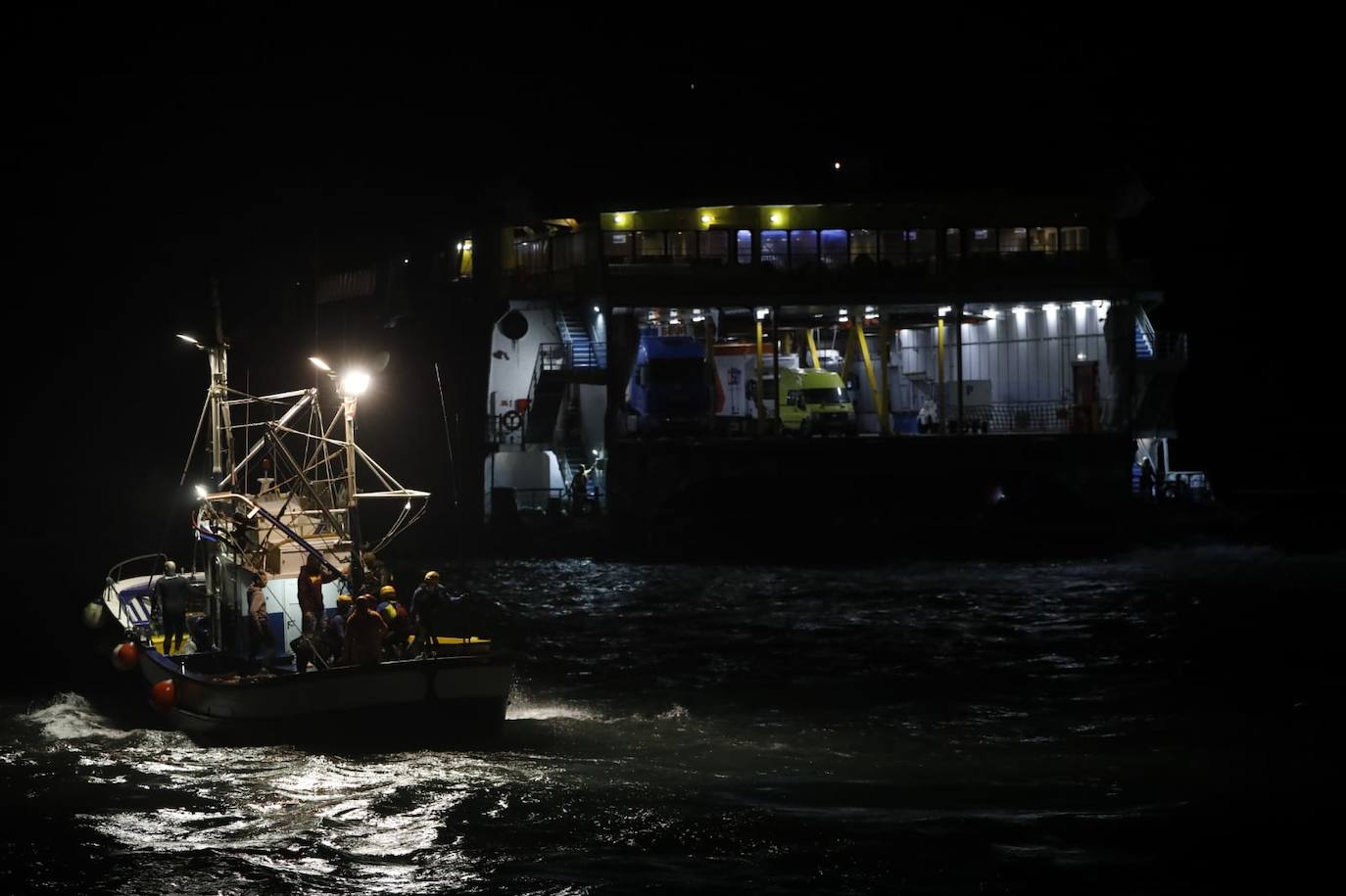 Fotos: El rescate del Bentago Express, en imágenes