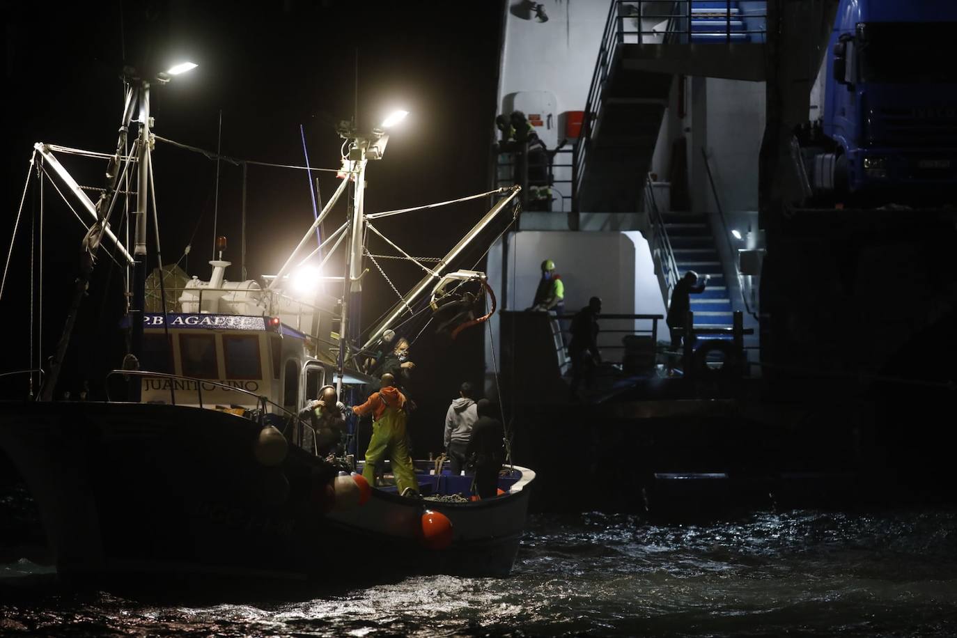 Fotos: El rescate del Bentago Express, en imágenes