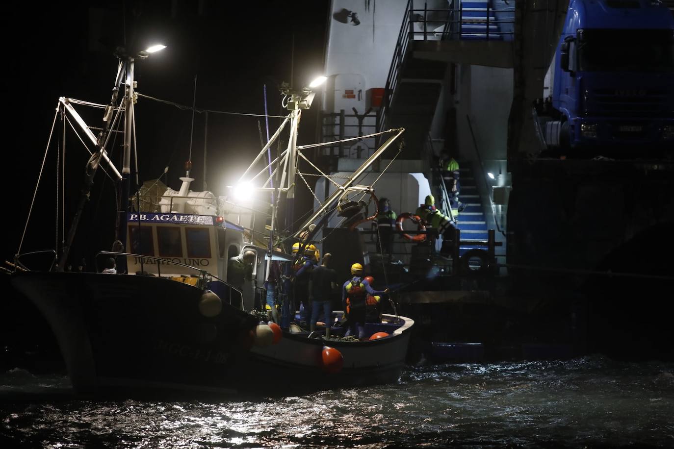 Fotos: El rescate del Bentago Express, en imágenes