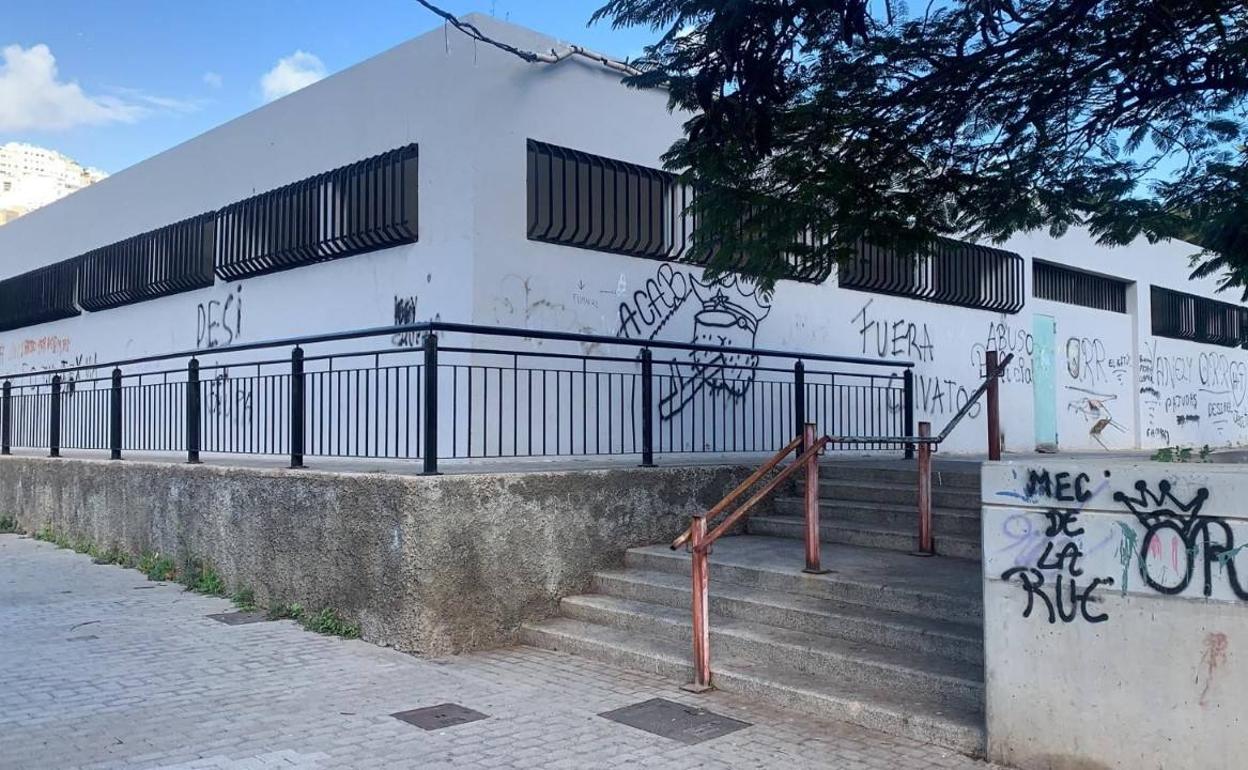 Imagen del local abandonado donde ocurrieron los presuntos hechos. 