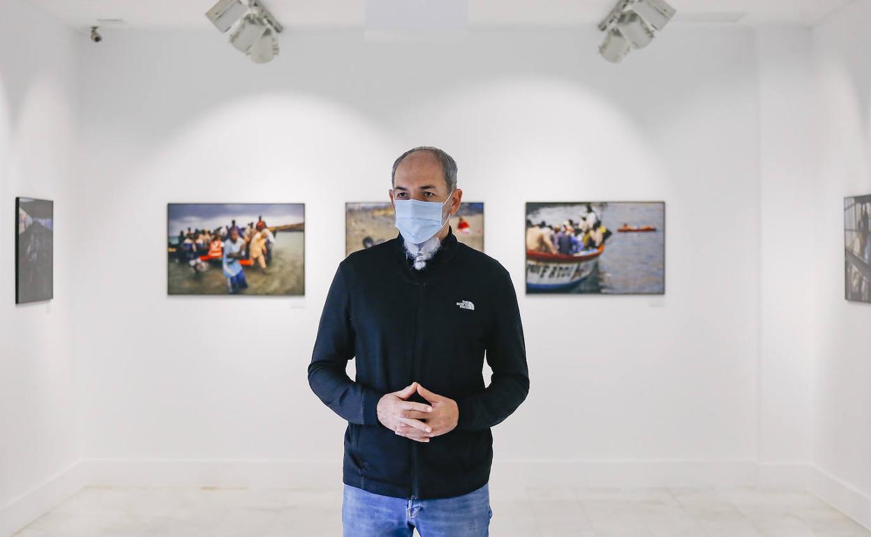 Juan Medina en Casa África. 