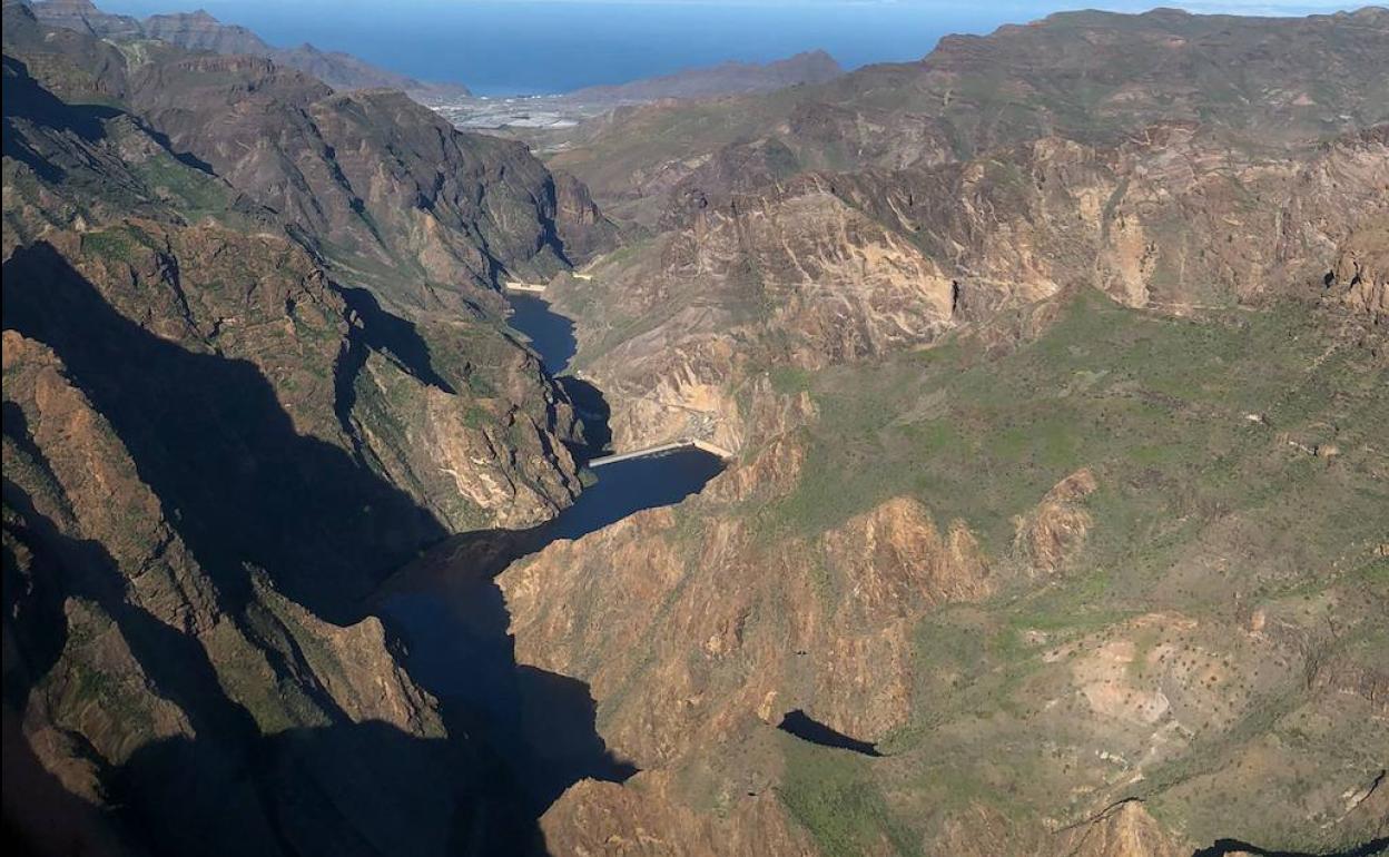 Imagen de la zona entre Charco Azul y Faneque