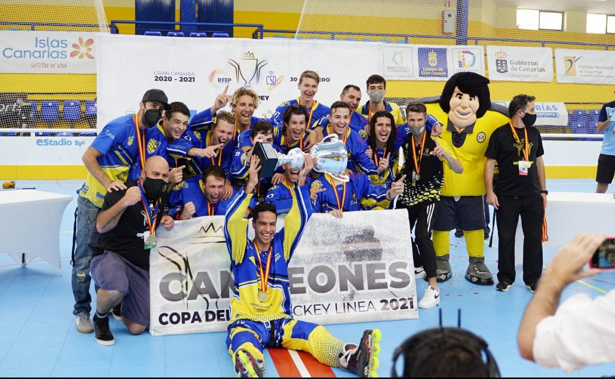 El equipo grancanario celebra su segundo entorchado copero seguido para escribir un nuevo hito en su historia. 