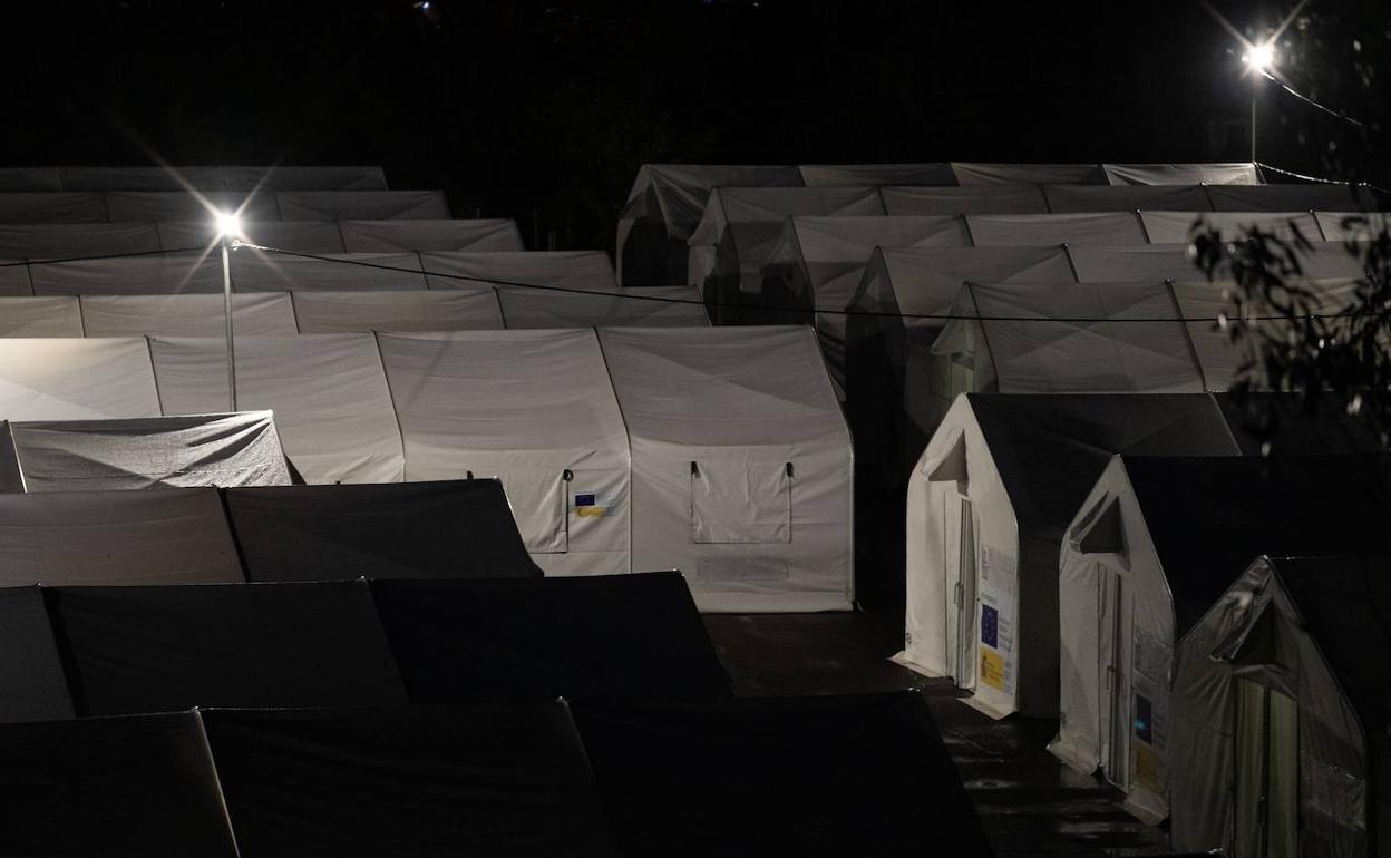 El campamento de Las Raíces, en Tenerife. 