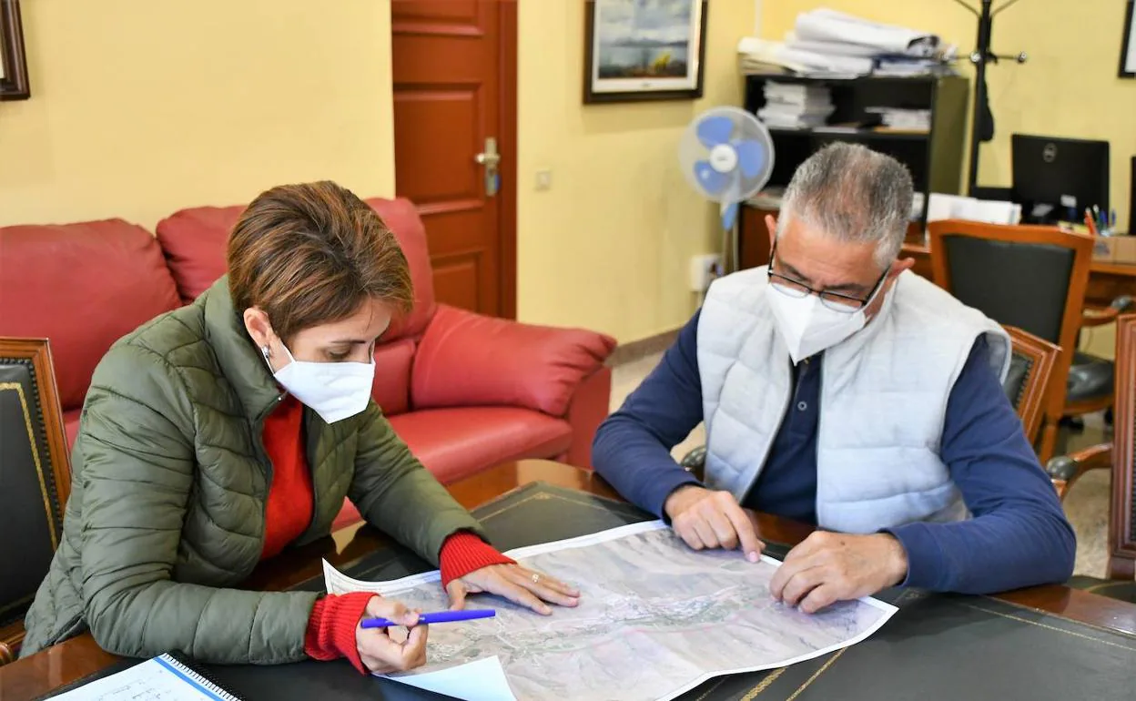 Los ediles de Mogán y La Aldea en una reunión este martes