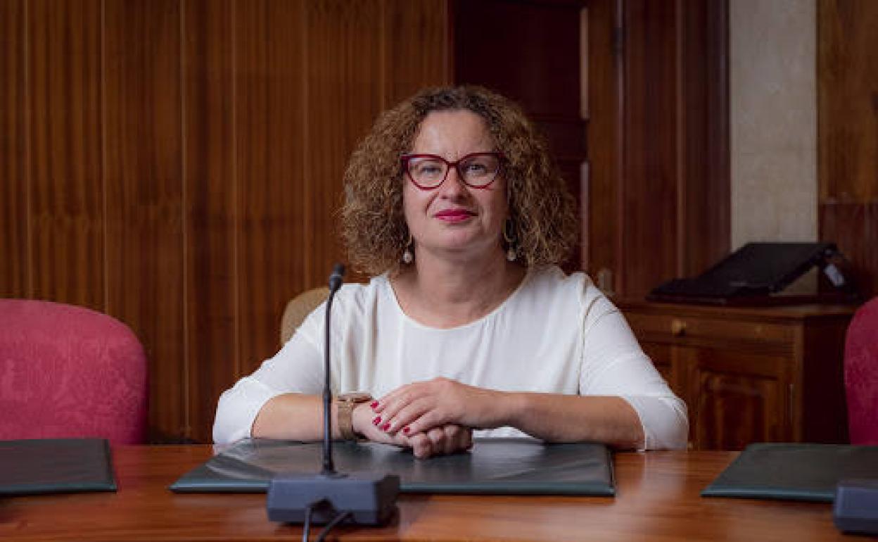 La consejera de Acción Social del Cabildo de La Palma, Nieves Hernández. 