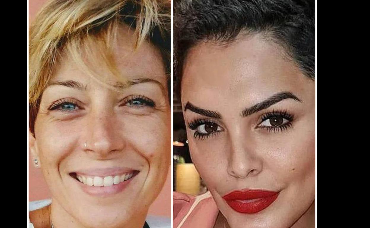 En la imagen, a la izquierda, Fayna Bethencourt, y a la derecha, Amor Romeira. 