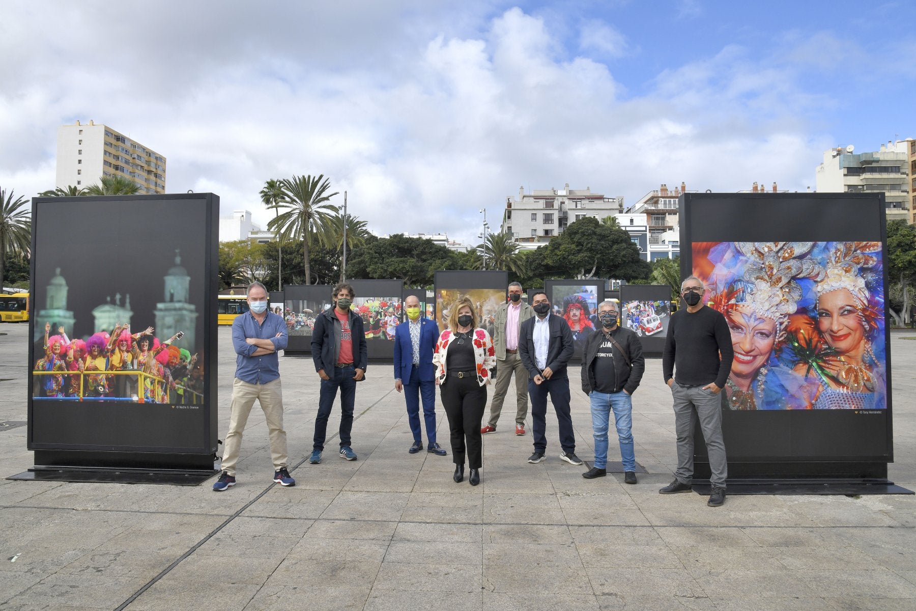 Santa Catalina acoge hasta el día 28 una muestra de imágenes del carnaval de profesionales de la fotografía. 