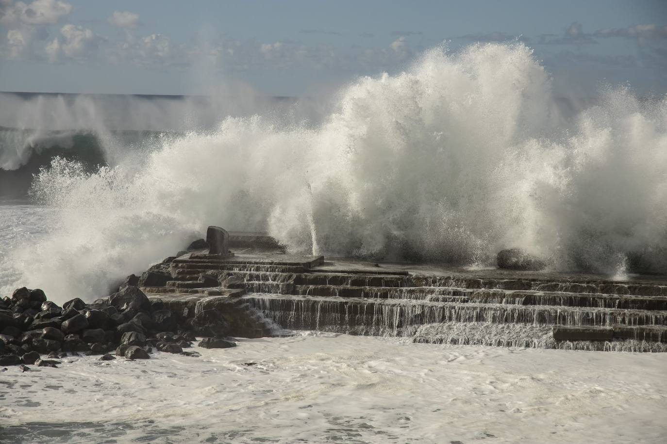 Fotos: Fuerte oleaje en Tenerife