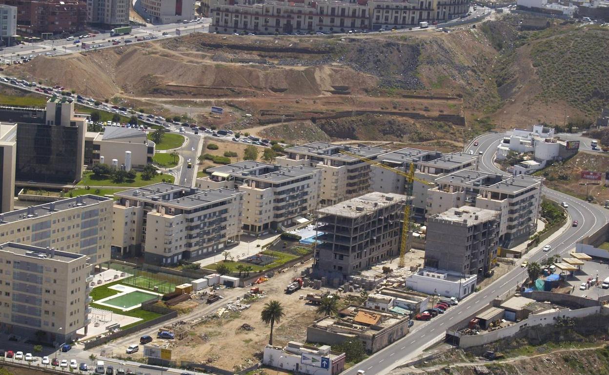 Vista de la carretera de Chile en la capital grancanaria.