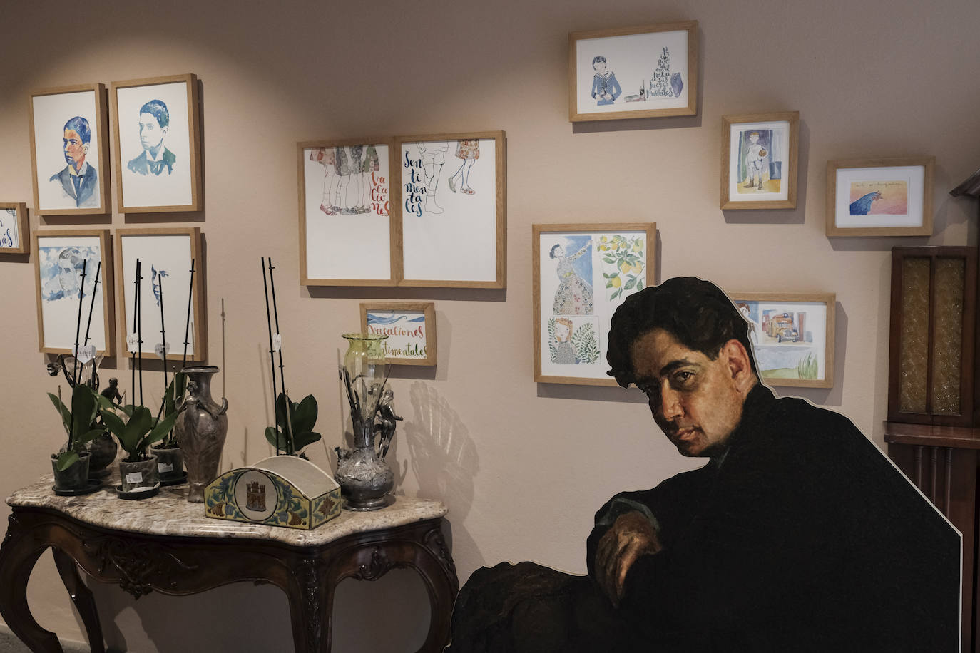 Interior de la Casa-Museo del poeta. 