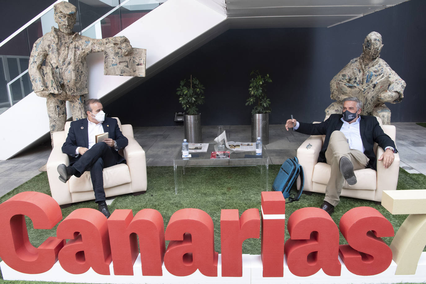 Fotos: Robaina y Serra cara a cara: dos modelos para el futuro de la ULPGC