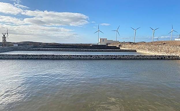 Los cocederos, una vez restaurados, con los muros repuestos. 