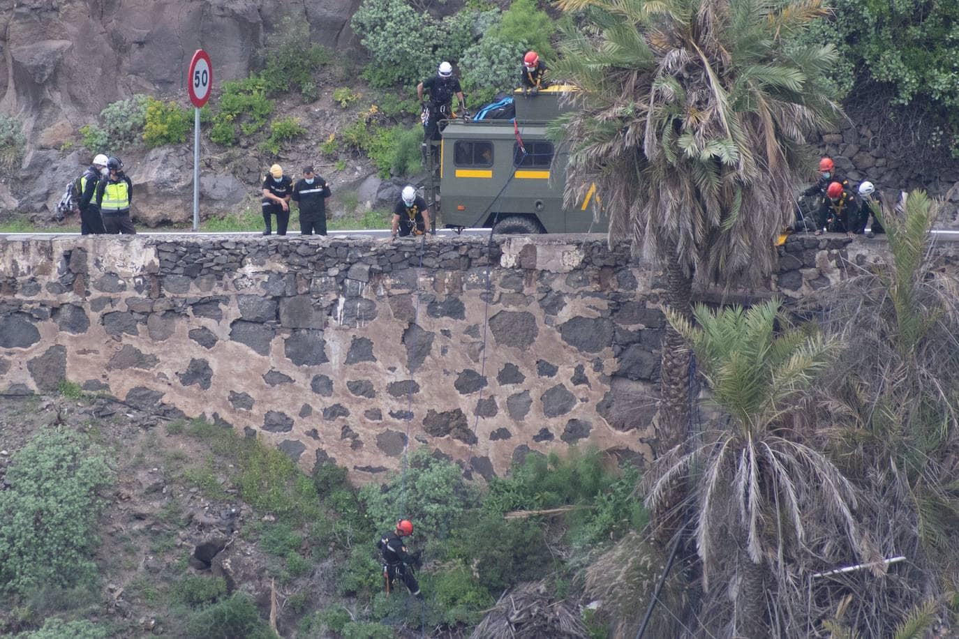 Fotos: Segunda jornada de búsqueda de Juani Ramos en el norte de Gran Canaria