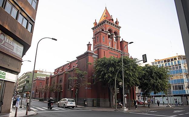 Foto del templo de este lunes. 