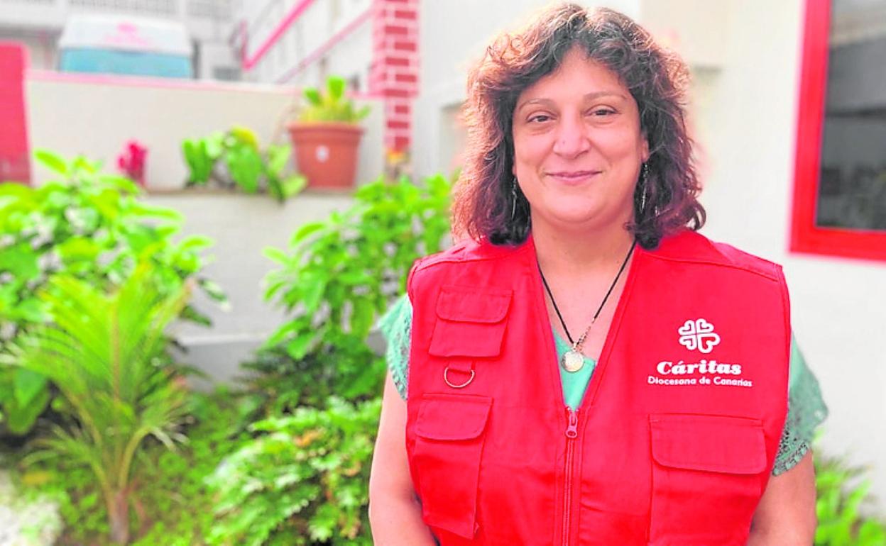 Caya Suárez lleva siendo la directora de Cáritas en Canarias desde 2015. 