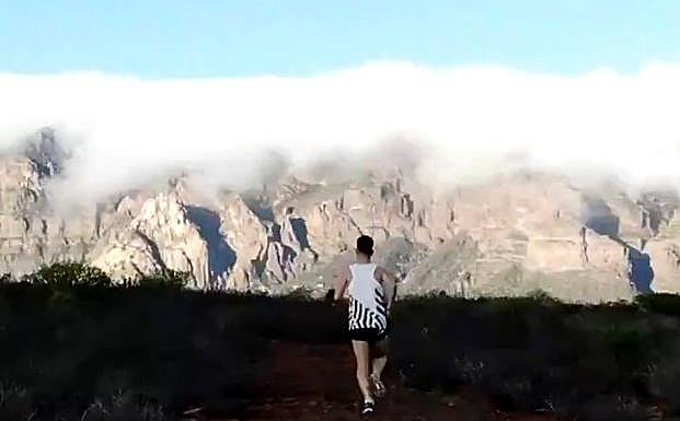 Espectacular anuncio de Adidas en la cumbre de Gran Canaria