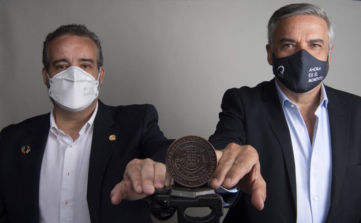 Rafael Robaina (izq.) y Lluís Serra. 