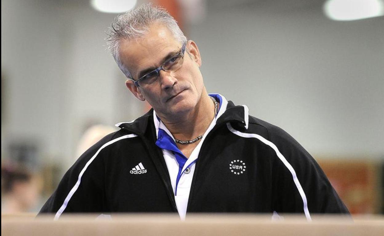 John Geddert, entrenador del equipo de gimnasia femenina de Estados Unidos en los Juegos Olímpicos de 2012.