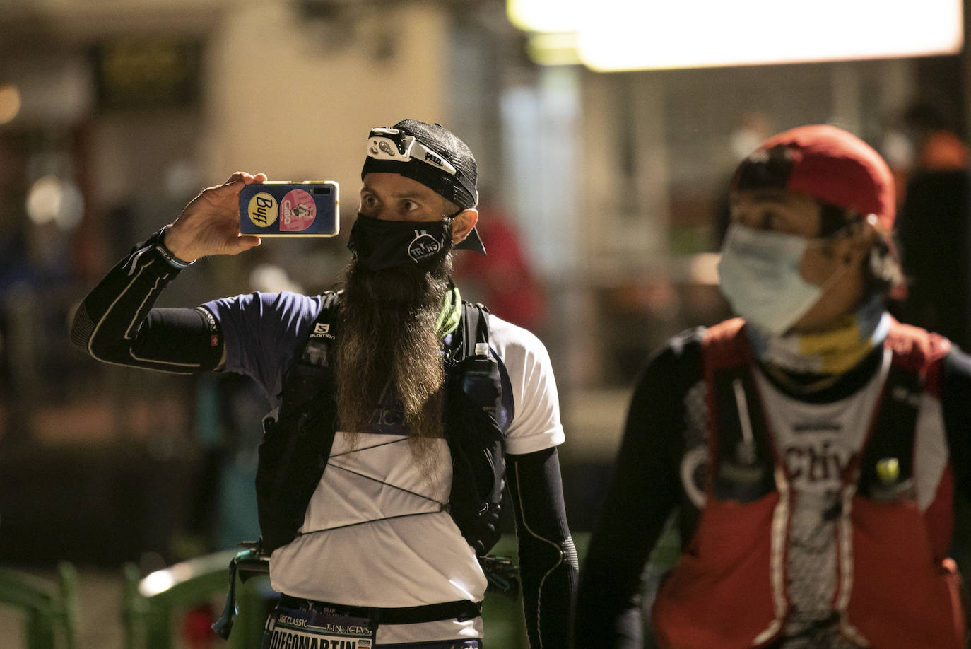 Imágenes de la salida de la Transgrancanaria. 