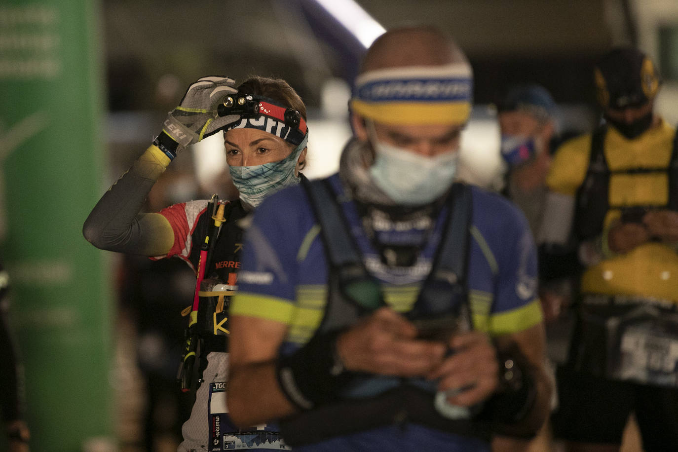 Imágenes de la salida de la Transgrancanaria. 