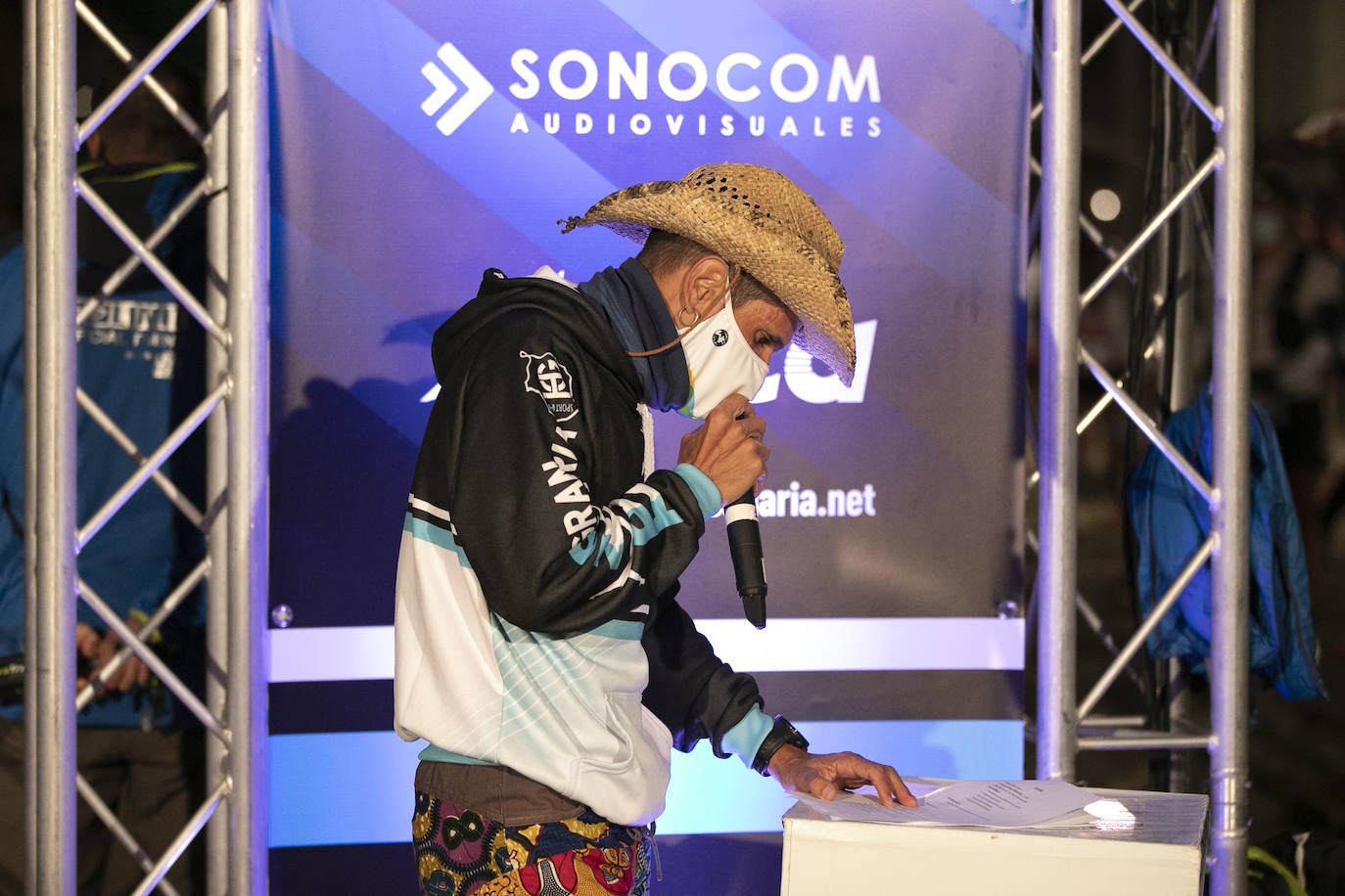 Imágenes de la salida de la Transgrancanaria. 