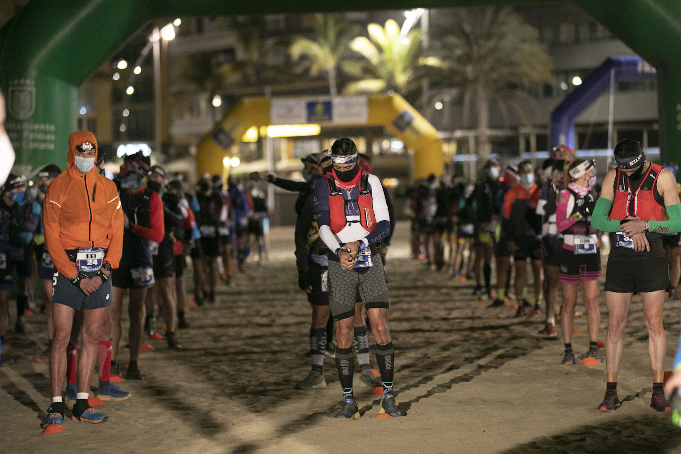 Imágenes de la salida de la Transgrancanaria. 