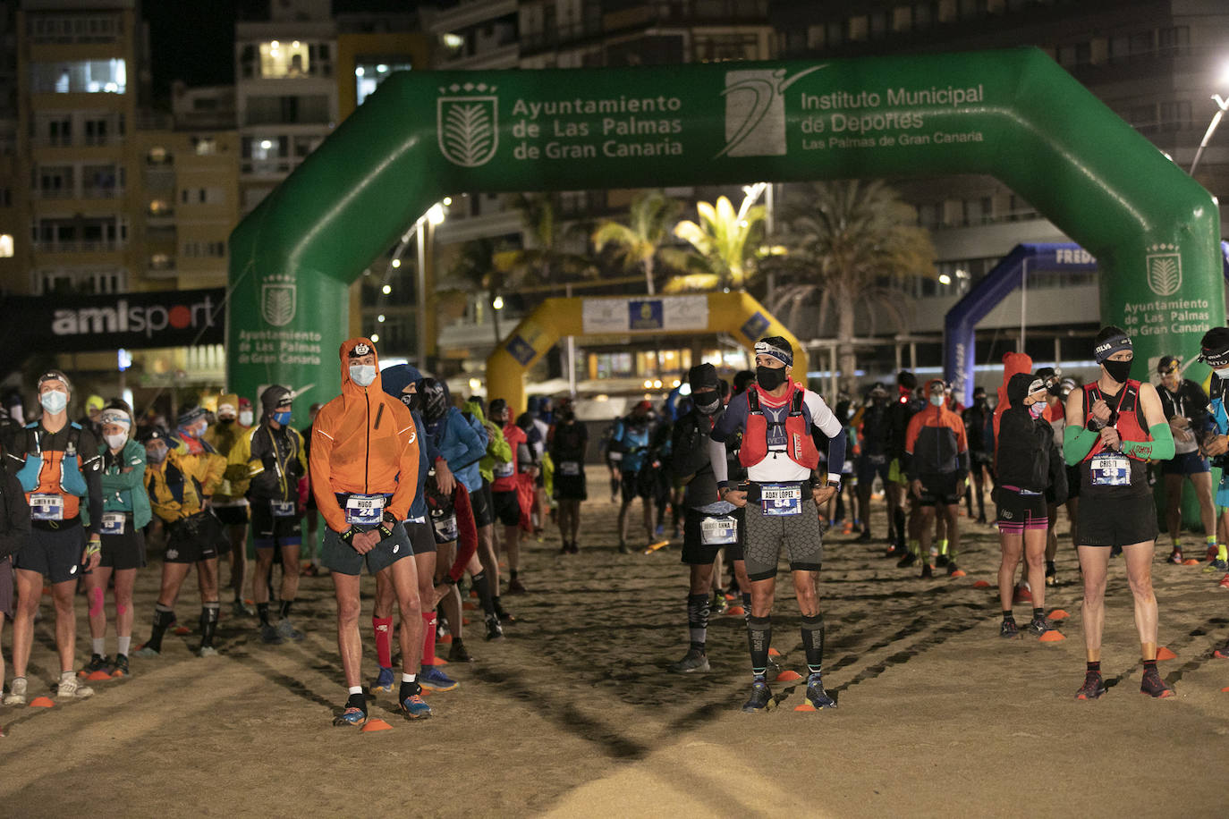 Imágenes de la salida de la Transgrancanaria. 