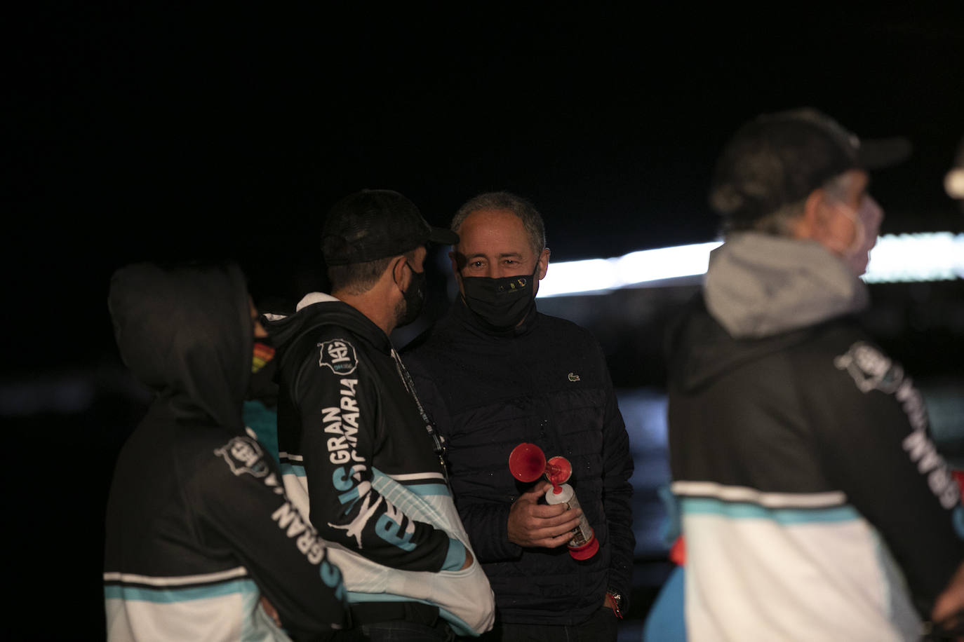 Imágenes de la salida de la Transgrancanaria. 