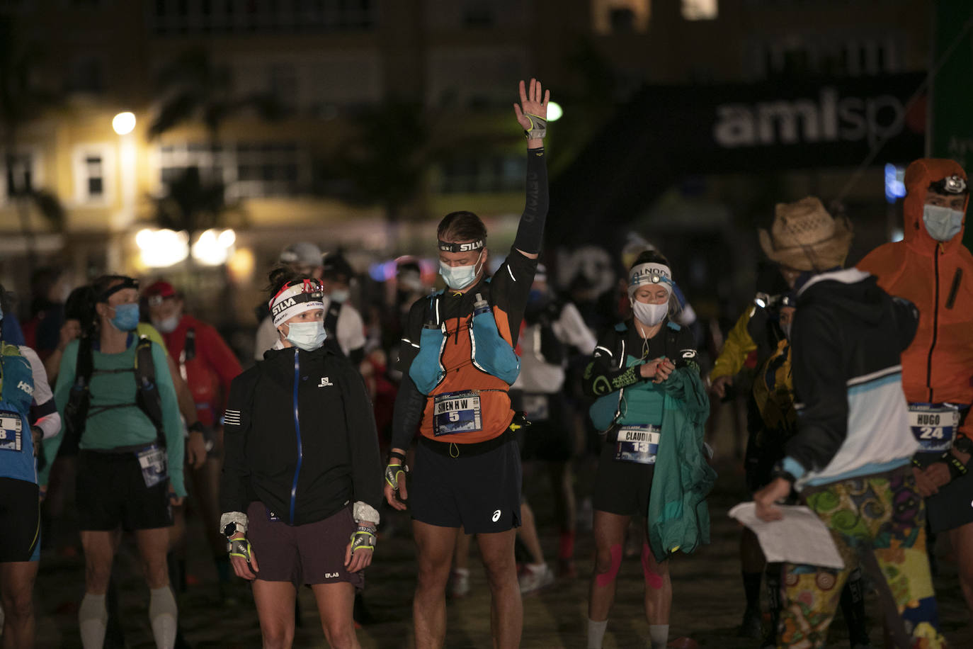 Imágenes de la salida de la Transgrancanaria. 