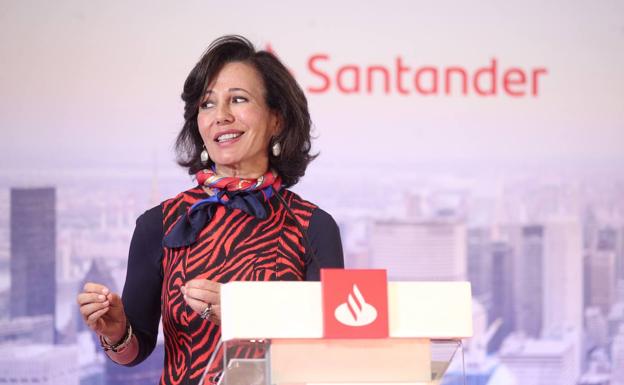 Ana Patricia Botín, presidenta del Banco Santander.