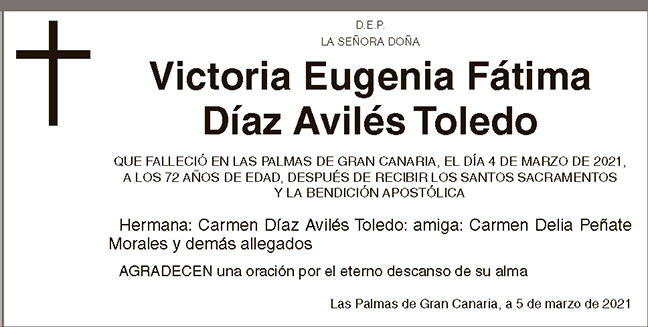 Victoria Eugenia Fátima Díaz Avilés