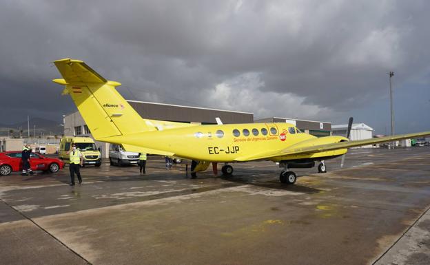 Avión medicalizado. 