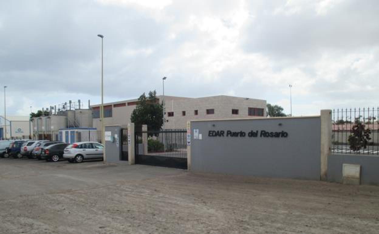 La EDAR se localiza en la zona de Risco Prieto. 