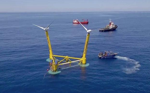 Enerocean propone 2 parques eólicos flotantes que suman 180 MW