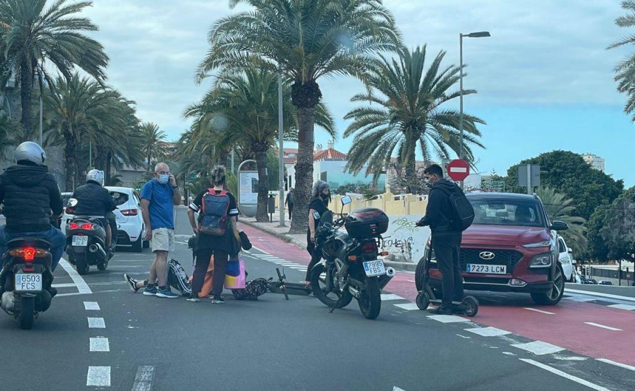 Imagen del accidente