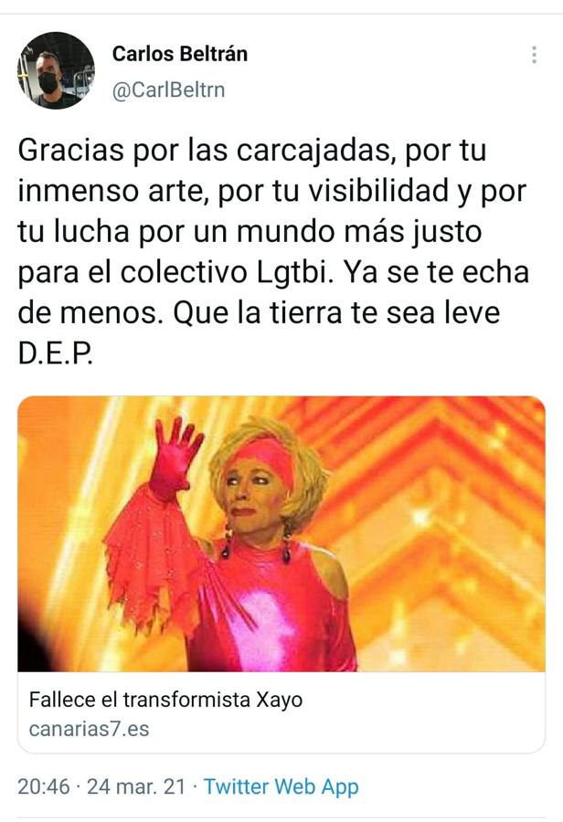 Fotos: Las redes, de luto por la muerte de Xayo