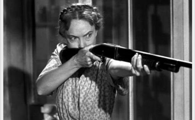 Lillian Gish en 'La noche del cazador'.