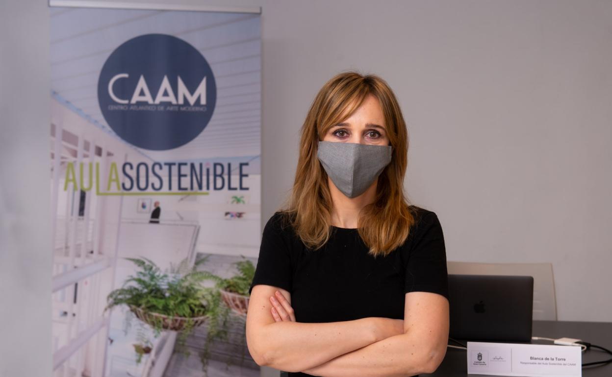 Blanca de la Torre es la responsable del Aula Sostenible del CAAM. 
